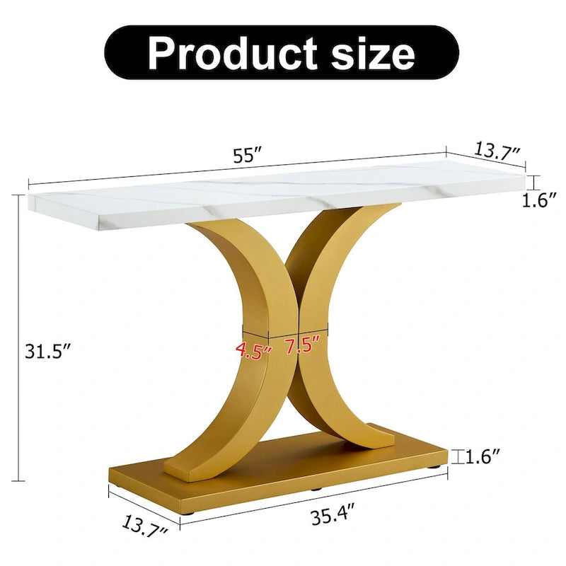 Console de style minimaliste moderne