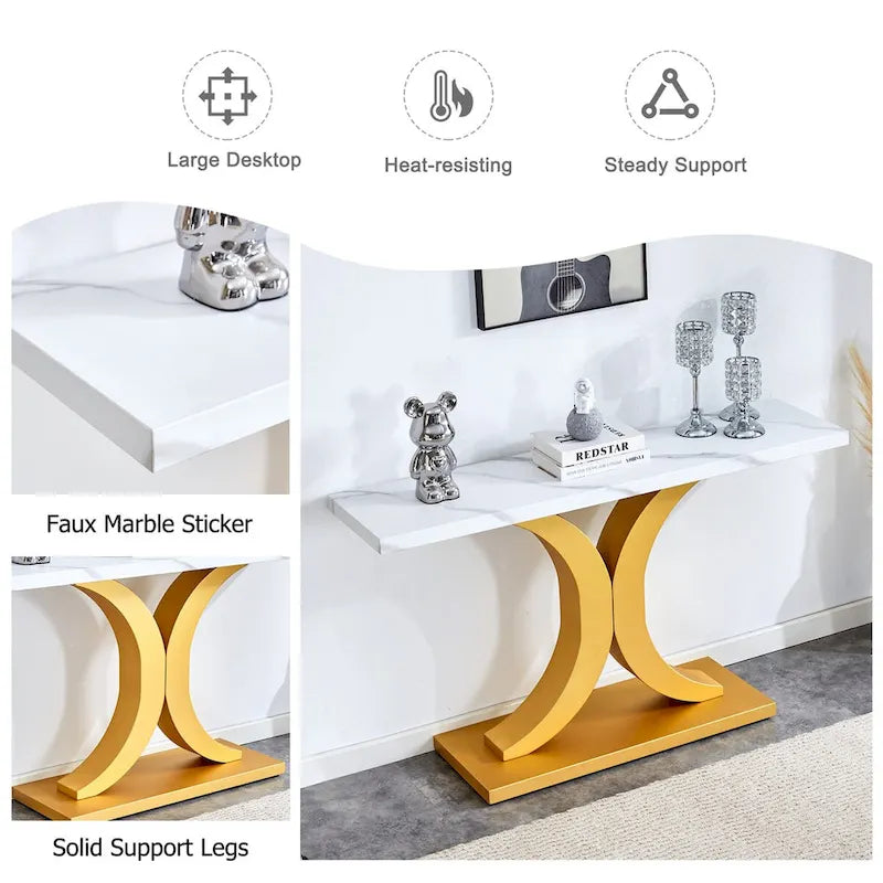 Console de style minimaliste moderne