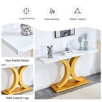 Console de style minimaliste moderne