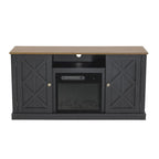 Meuble TV console de 54 po pour téléviseurs jusqu'à 60 po avec cheminée électrique - 54 po de largeur