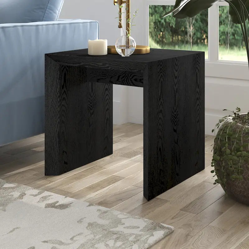 Table d'appoint rectangulaire large Oswin 22 - 22 de large