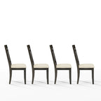 Ensemble de 4 chaises de salle à manger Hayden à dossier à lattes - 4 chaises