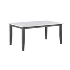 Ensemble de salle à manger moderne blanc 7 pièces