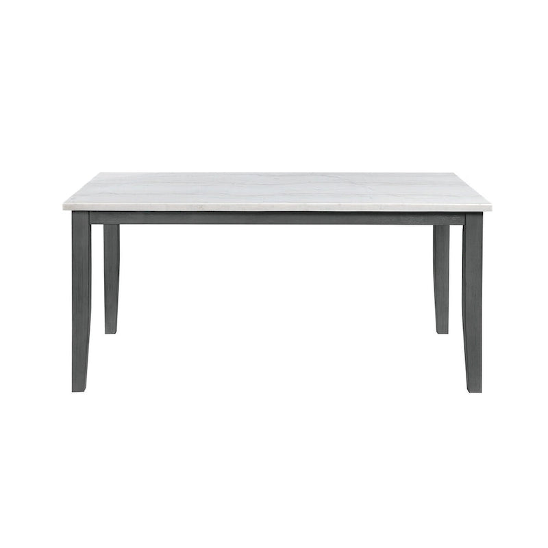 Ensemble de salle à manger moderne blanc 7 pièces
