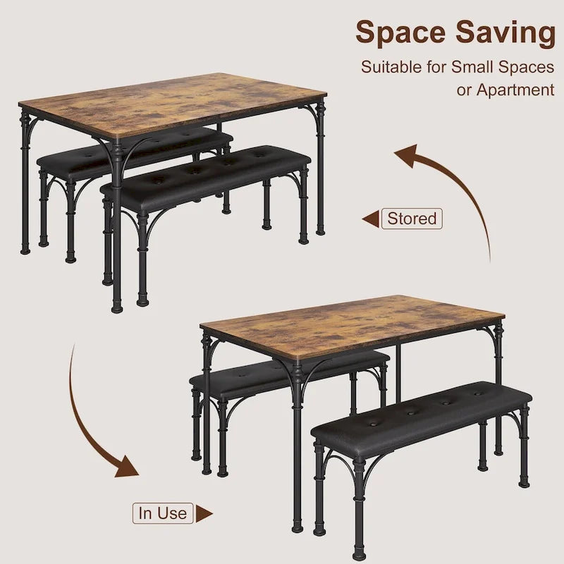 Table de salle à manger pour 4 personnes