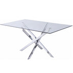 Table basse en verre rectangulaire Star