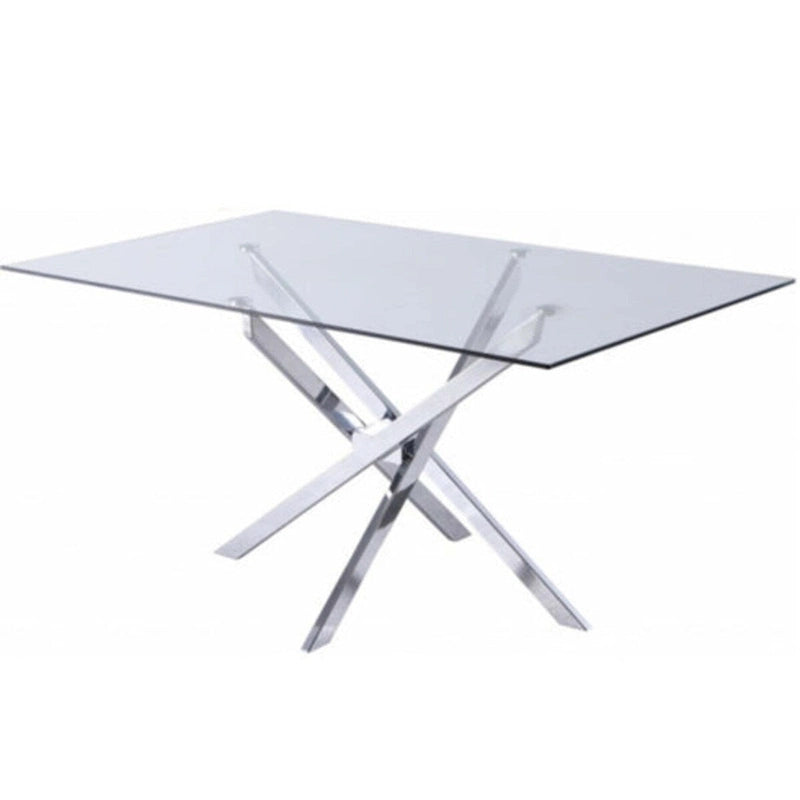 Table basse en verre rectangulaire Star