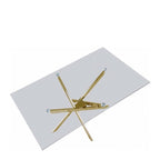 Table basse en verre rectangulaire Star