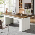 63 Large Computer Desk,Modern Executive Desk Home Office Desk Study Writing Desk