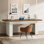 63 Large Computer Desk,Modern Executive Desk Home Office Desk Study Writing Desk