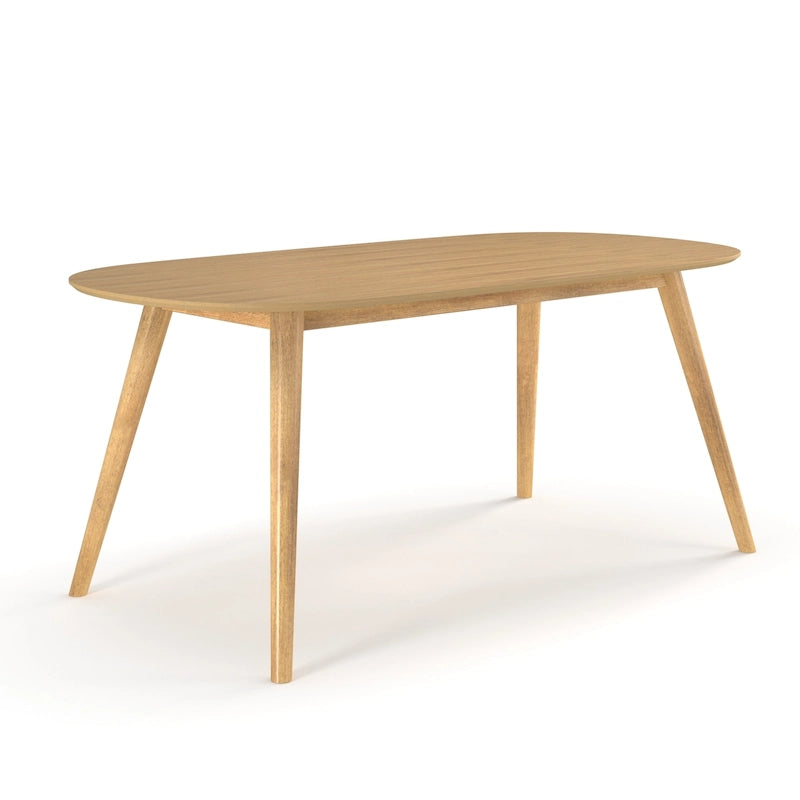 Connor - Table à manger rectangulaire au fini naturel
