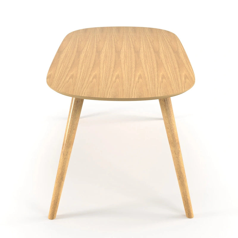Connor - Table à manger rectangulaire au fini naturel