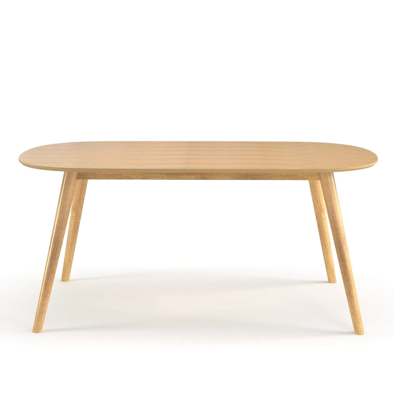 Connor - Table à manger rectangulaire au fini naturel