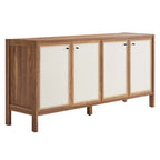 Capri 65 buffet en bois grainé avec rangement