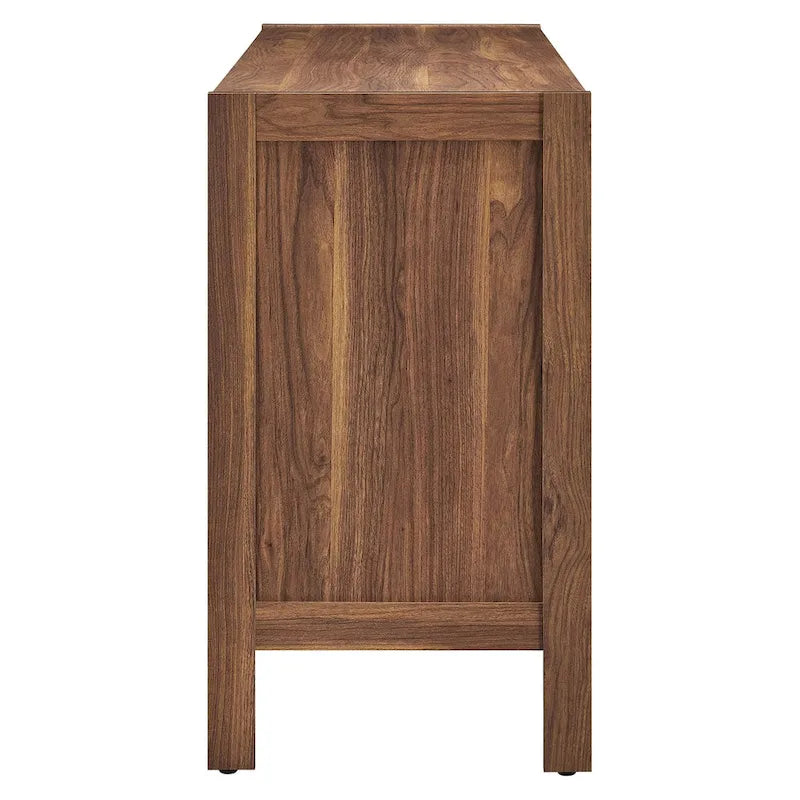 Capri 65 buffet en bois grainé avec rangement
