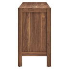 Capri 65 buffet en bois grainé avec rangement