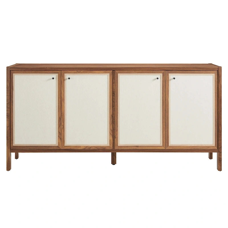 Capri 65 buffet en bois grainé avec rangement