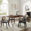 Ardor 60 Live Edge Acacia Wood Rectangular Dining Table