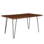 Table à manger rectangulaire en bois d'acacia massif Ardor 60