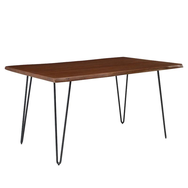 Table à manger rectangulaire en bois d'acacia massif Ardor 60