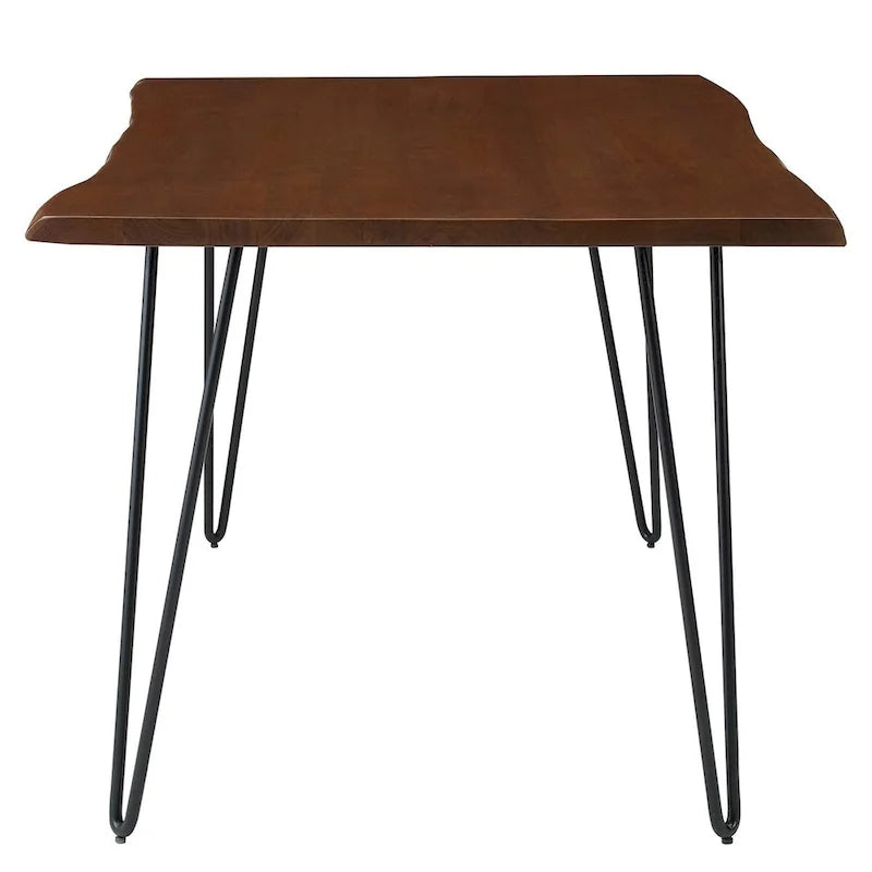 Table à manger rectangulaire en bois d'acacia massif Ardor 60