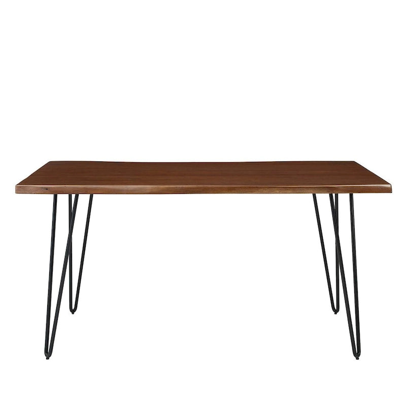 Table à manger rectangulaire en bois d'acacia massif Ardor 60