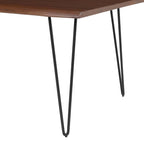 Table à manger rectangulaire en bois d'acacia massif Ardor 60