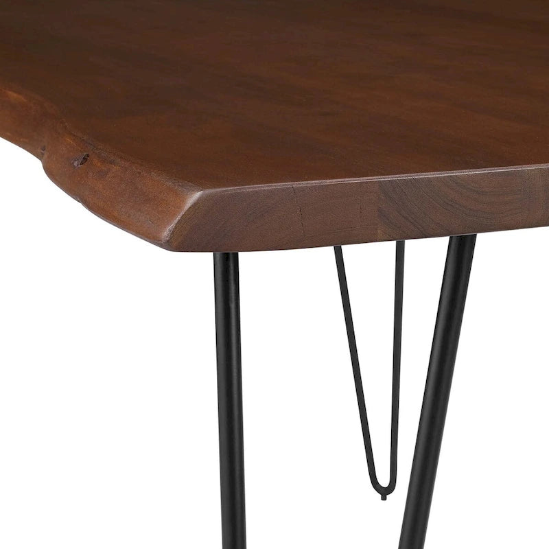 Table à manger rectangulaire en bois d'acacia massif Ardor 60