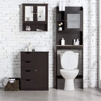 Meuble bas de salle de bain en bois - 13P x 22L x 32H