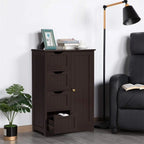 Meuble bas de salle de bain en bois - 13P x 22L x 32H