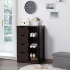 Meuble bas de salle de bain en bois - 13P x 22L x 32H