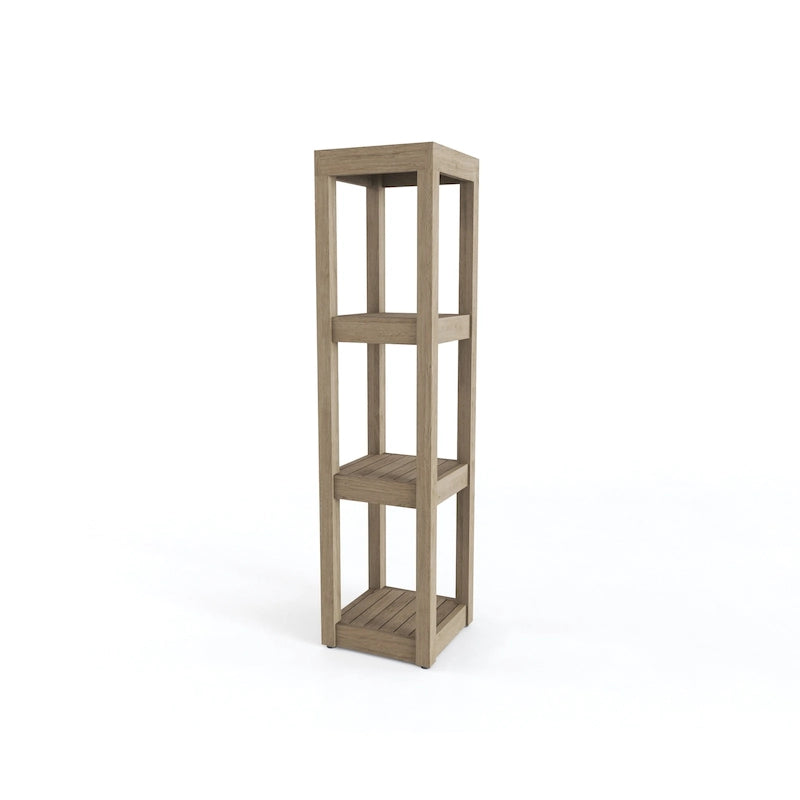 Le support de bain carré en teck Sula Original