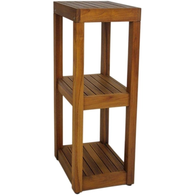 Le support de bain carré en teck Sula Original