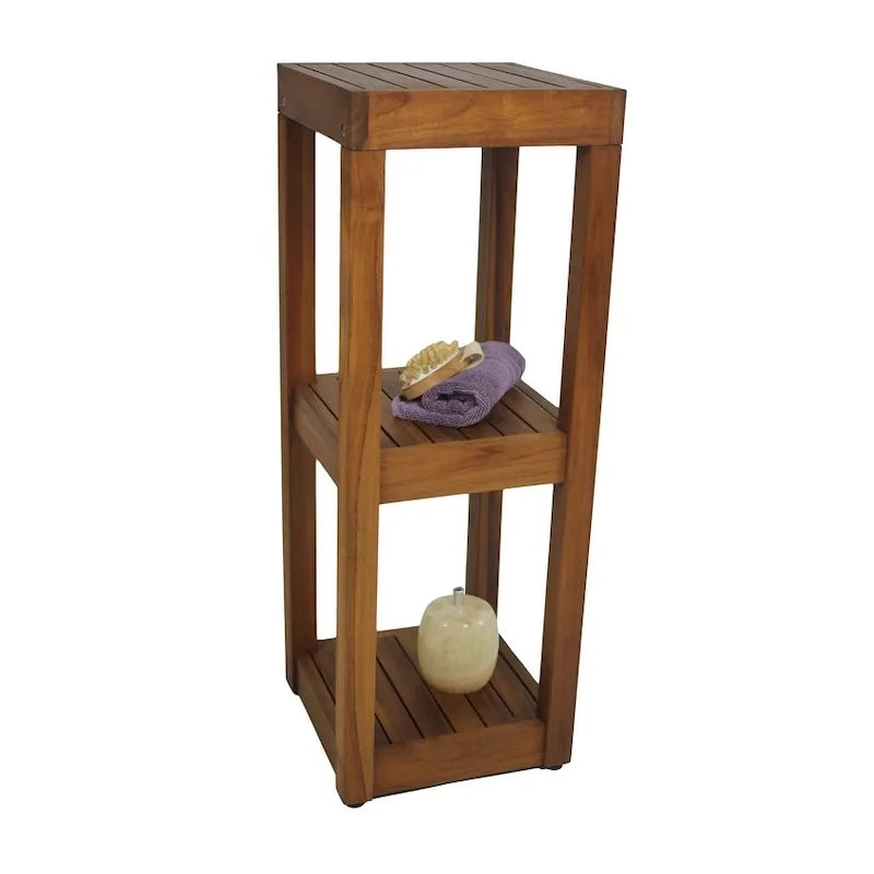 Le support de bain carré en teck Sula Original