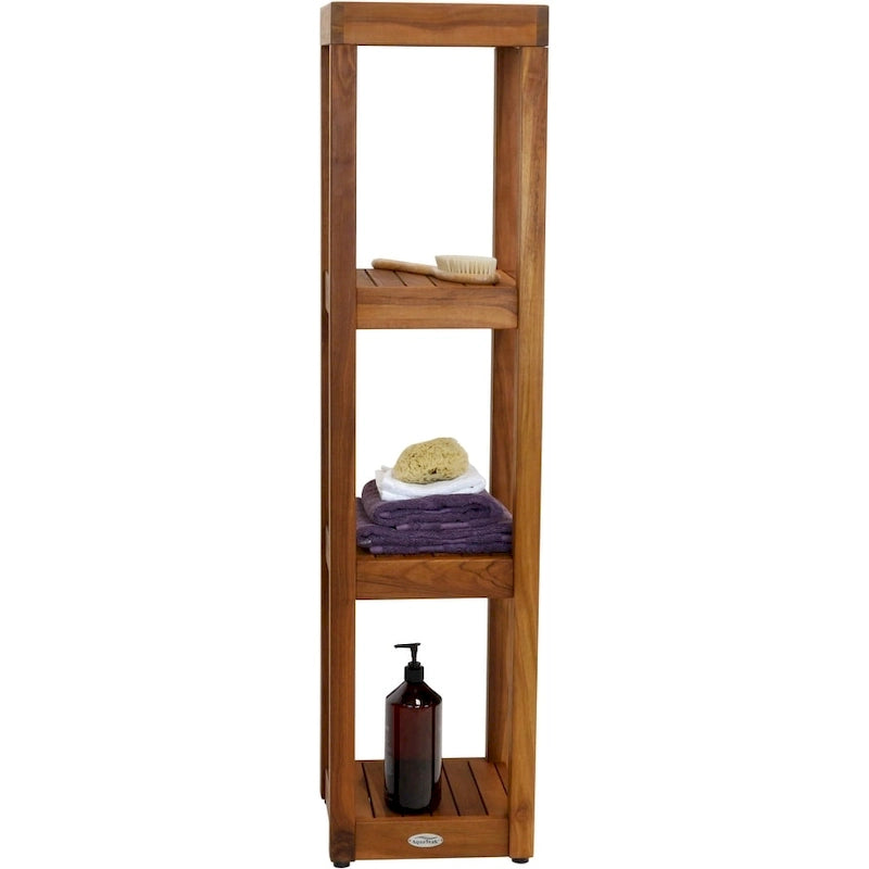 Le support de bain carré en teck Sula Original