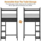 Armoire de rangement au-dessus des toilettes - 11.81P x 32.68L x 65.16H