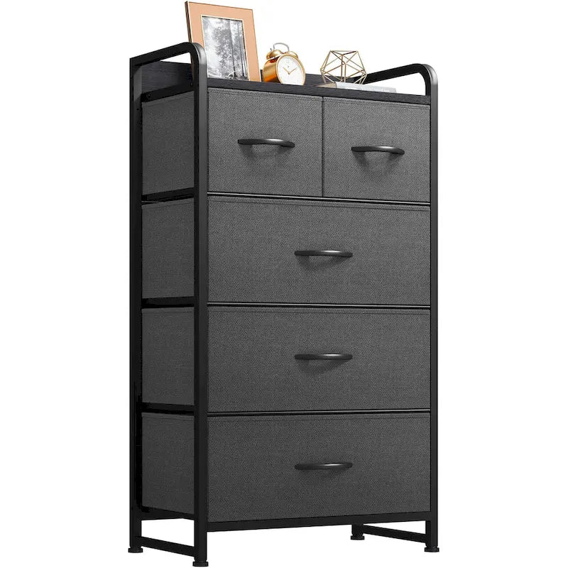 Tour de rangement moderne avec 5 tiroirs