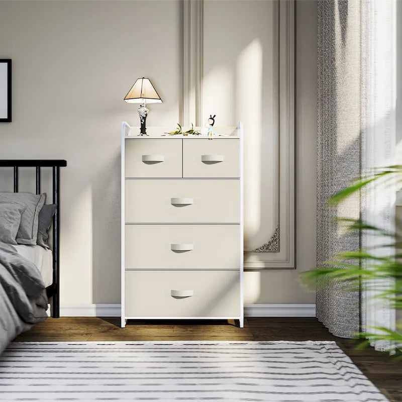 Tour de rangement moderne avec 5 tiroirs