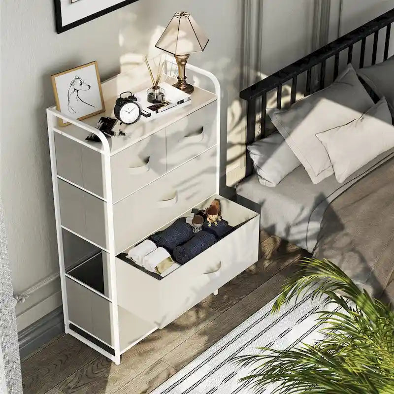 Tour de rangement moderne avec 5 tiroirs