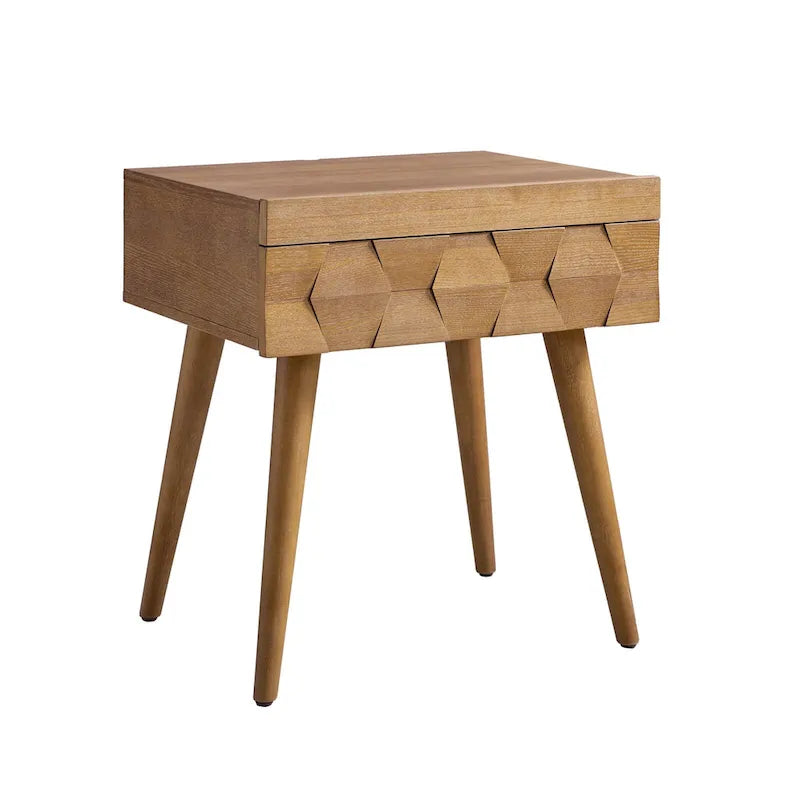 Table d'appoint mi-siècle moderne Julian avec station de charge par HULALA HOME