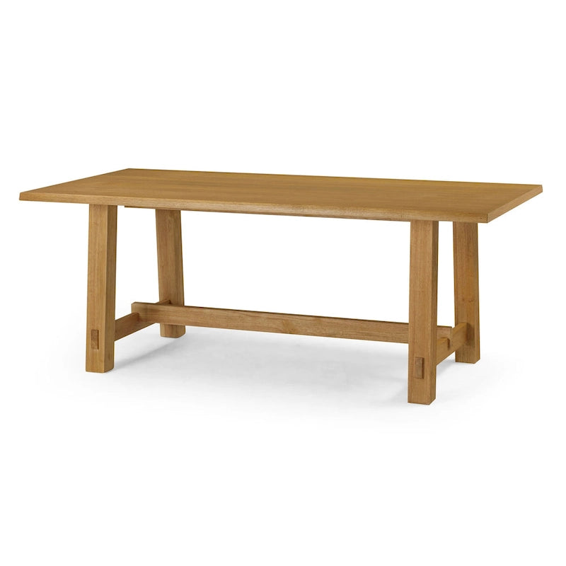 Table de salle à manger rectangulaire en bois Maven Lane Yves au fini noir vieilli