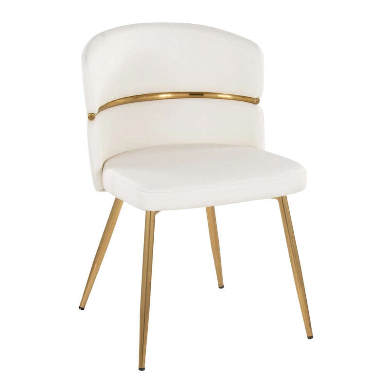 Chaise de salle à manger Lena Silver Orchid (lot de 2)