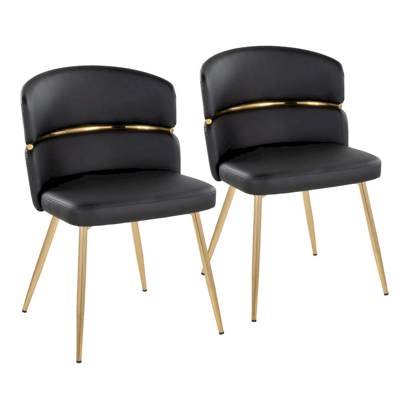 Chaise de salle à manger Lena Silver Orchid (lot de 2)