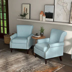 Lot de 2 fauteuils d'appoint classiques rembourrés