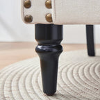 Lot de 2 fauteuils d'appoint classiques rembourrés