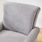 Lot de 2 fauteuils d'appoint classiques rembourrés