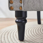 Lot de 2 fauteuils d'appoint classiques rembourrés