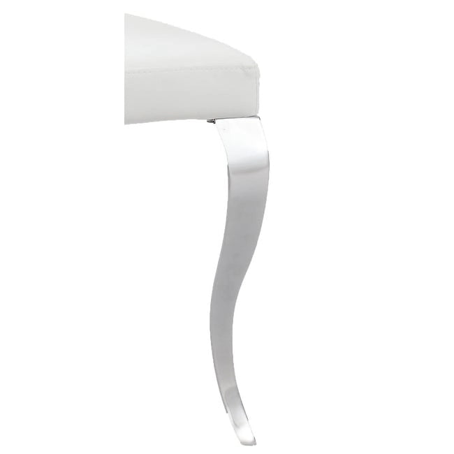 Chaise de salle à manger Somette Lexie White Shield Back (Lot de 2)