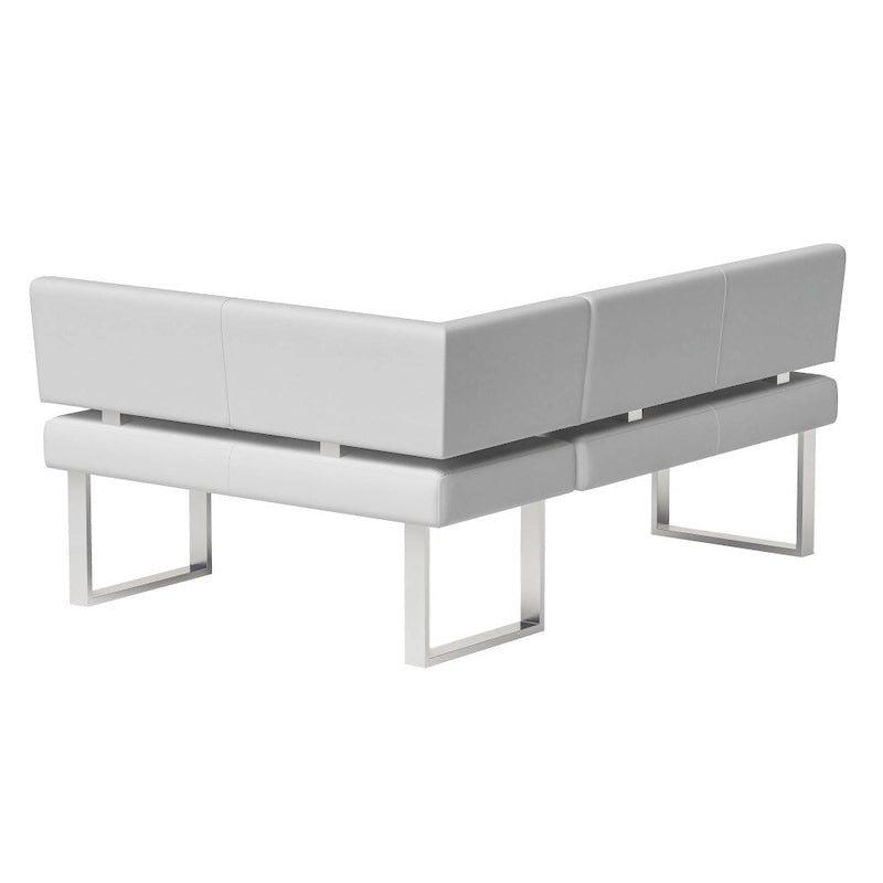 Banquette de coin repas Somette Leah White Nook
